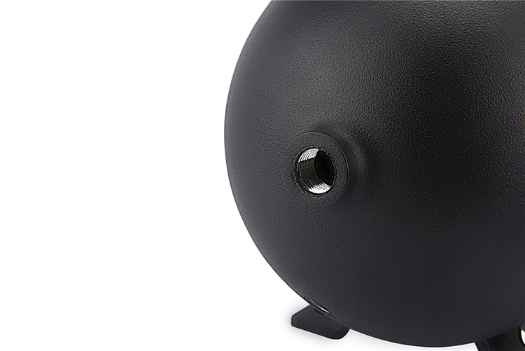 3 gallon black seamless aluminum can